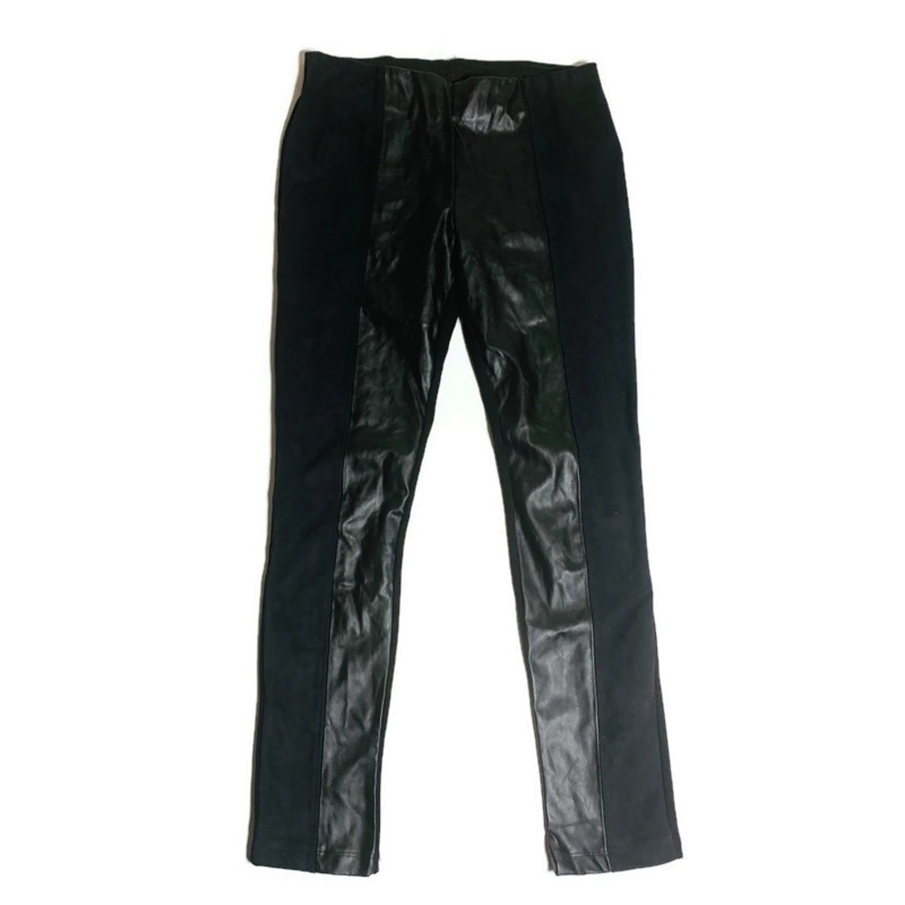 𝅺ZARA‎ M vegan leather front moto leggings